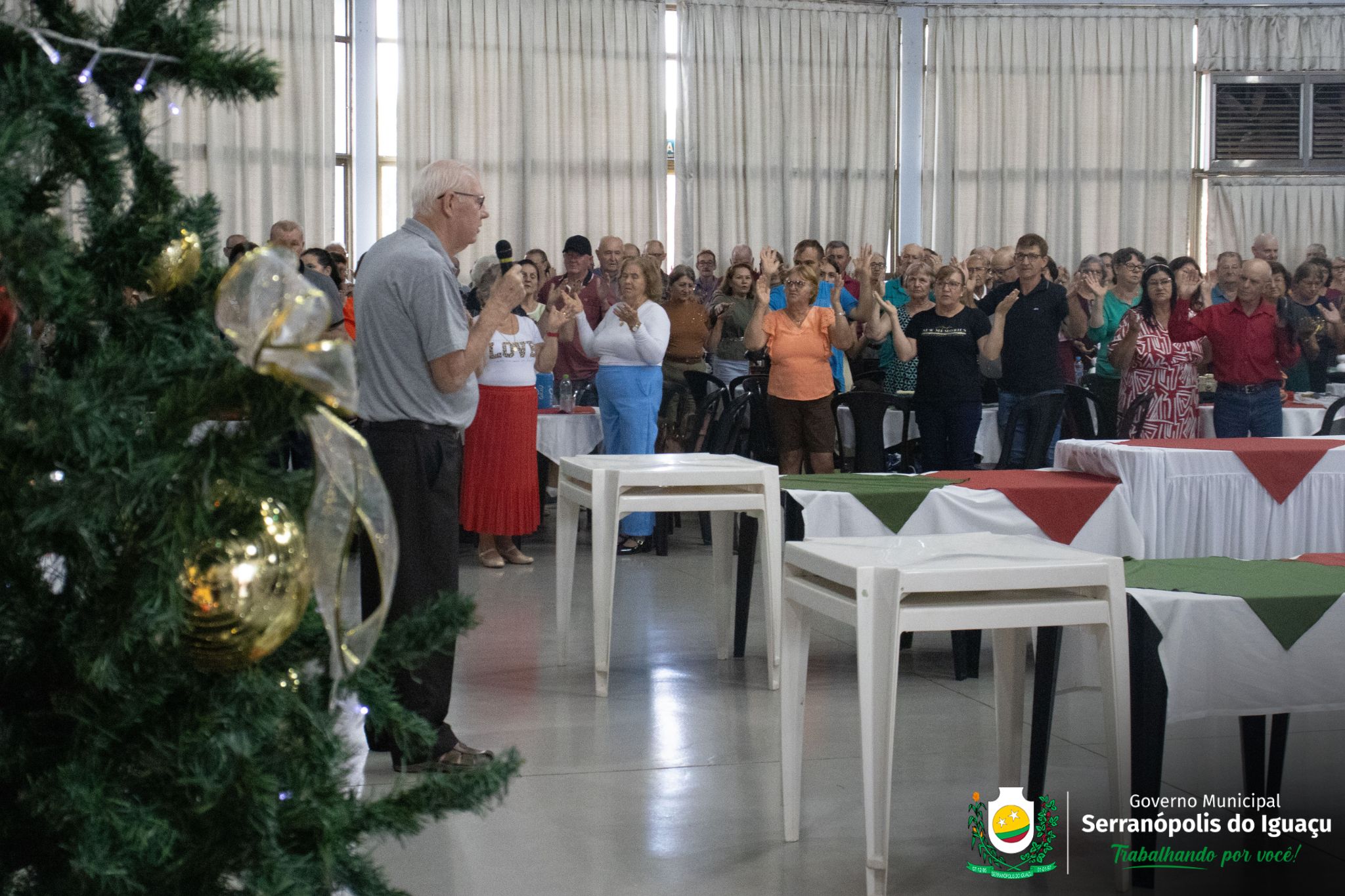 Realizado o almoço de início de recesso da Terceira Idade Realizado o almoço de início de recesso da Terceira Idade