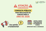 Consulta Pública sobre novos cursos gratuitos em Serranópolis do Iguaçu Consulta Pública sobre novos cursos gratuitos em Serranópolis do Iguaçu