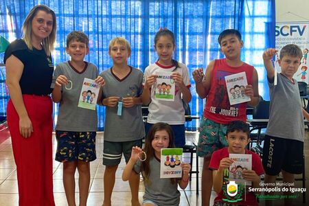 Crianças do SCFV participam de atividades sobre amizade e convivência