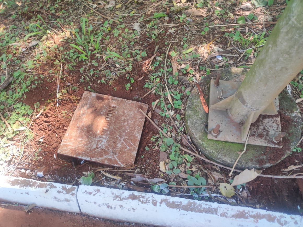 Governo Municipal constata novo furto de fiação na ciclovia