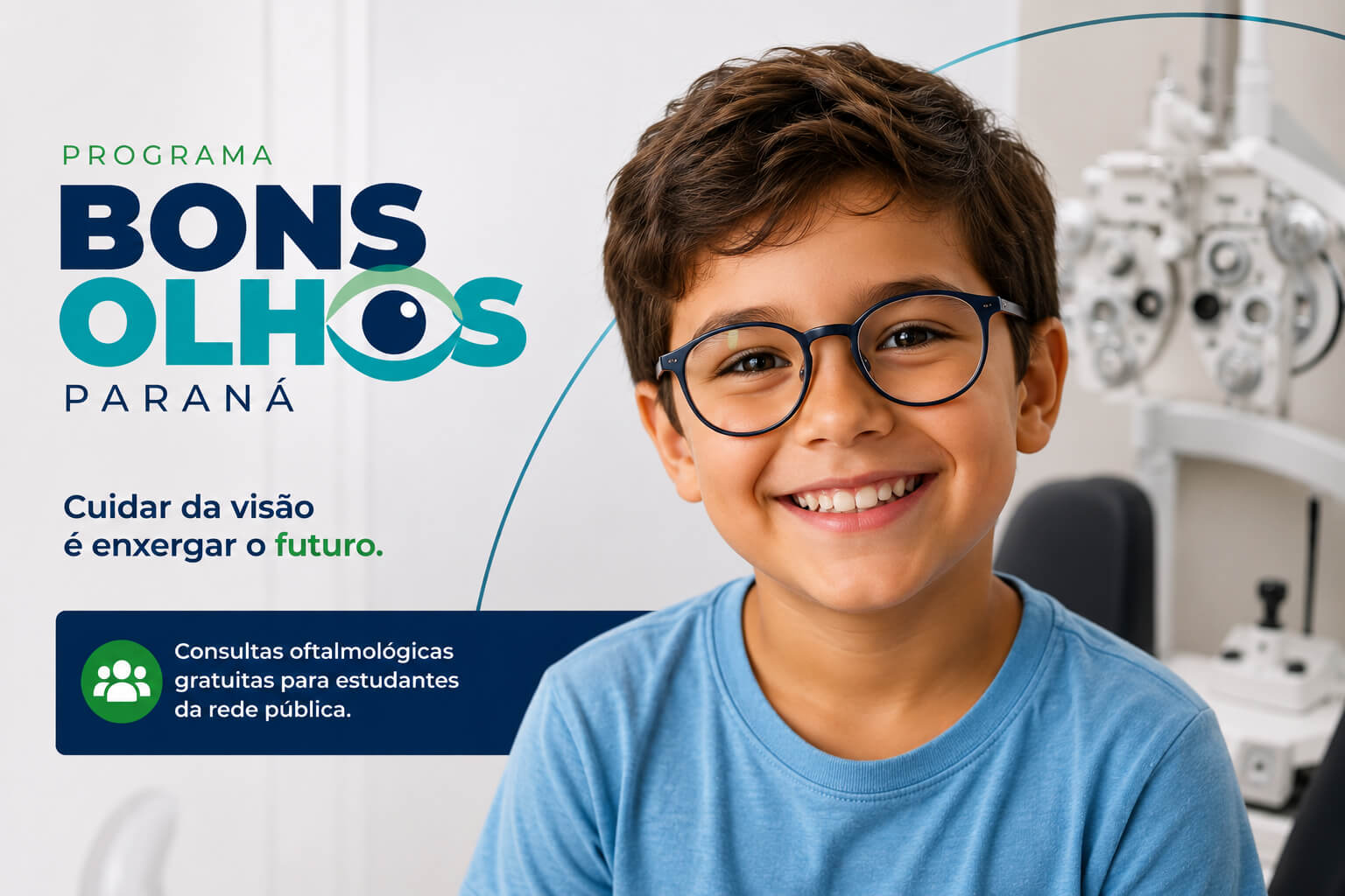 Programa Bons Olhos Paraná chega a Serranópolis do Iguaçu e promove saúde visual para estudantes da rede pública