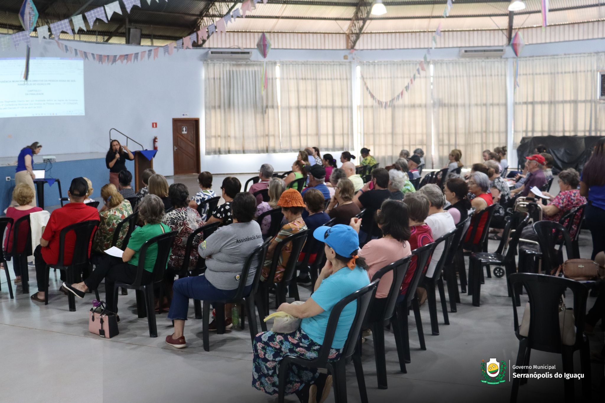 Conferência debate direitos e demandas da população idosa em Serranópolis do Iguaçu