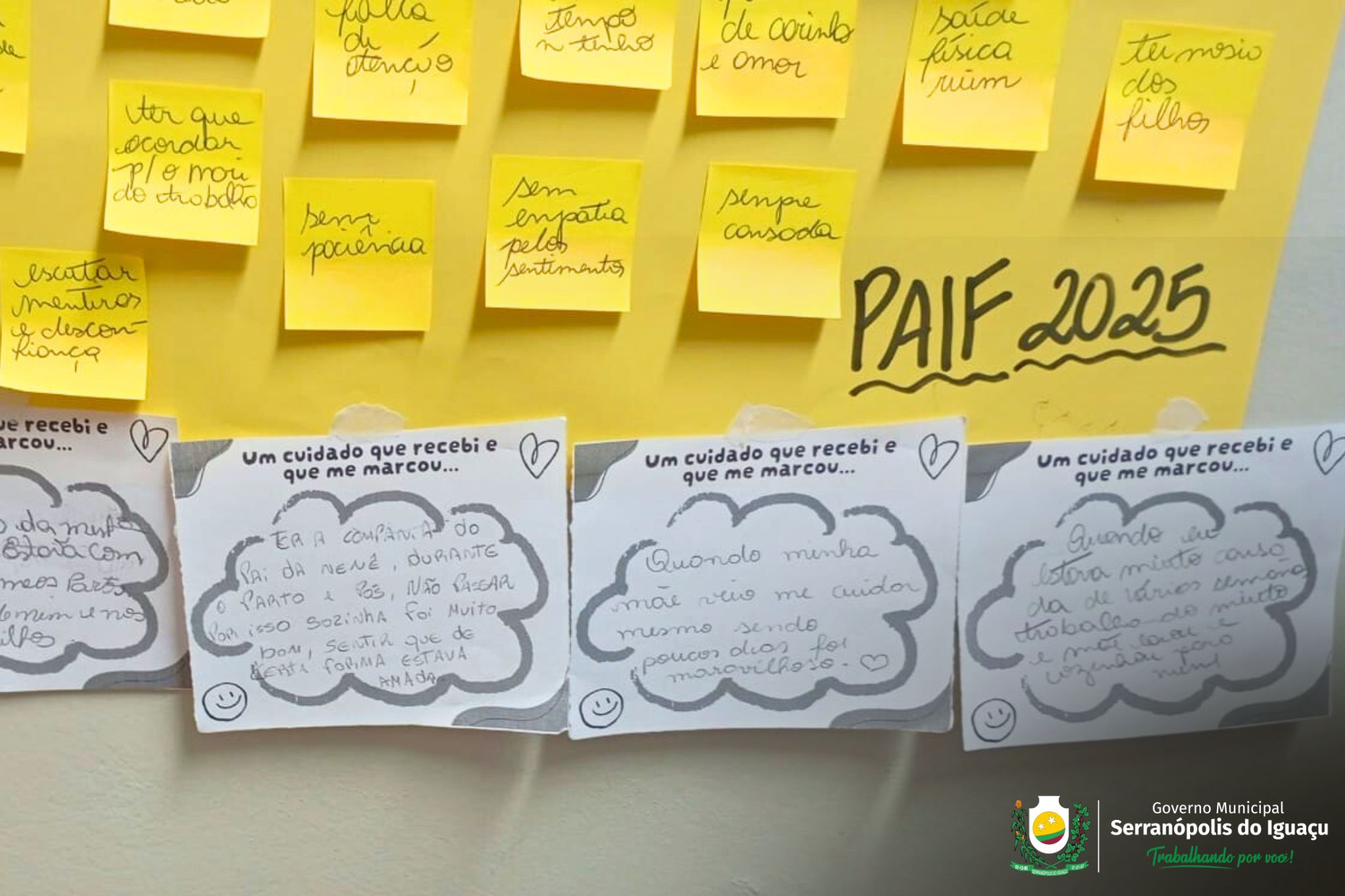 Governo Municipal realiza primeira oficina do PAIF com foco no autocuidado e fortalecimento familiar
