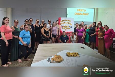Saúde inicia grupo “Doce Espera” com foco no acompanhamento de gestantes