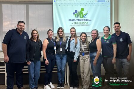 Profissionais de fisioterapia da região realizam reunião mensal em Serranópolis do Iguaçu