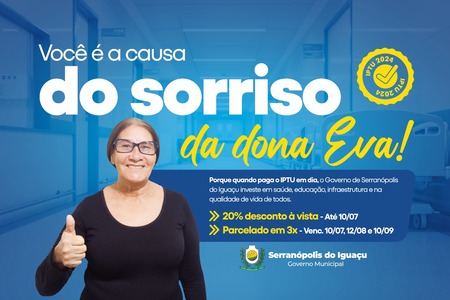 O IPTU 2024 já está disponível para pagamento
