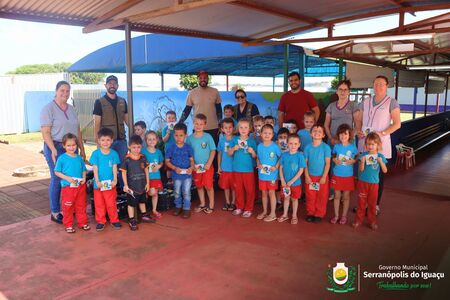 Grafite leva sustentabilidade, educação e cultura para escolas de Serranópolis do Iguaçu