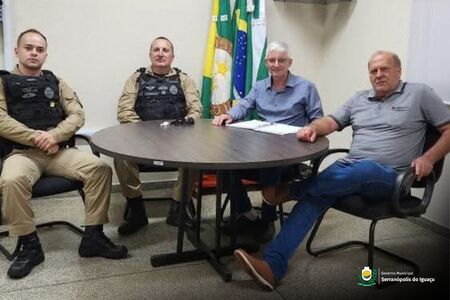 Governo Municipal recebe visita da Patrulha Rural da Polícia Militar do Paraná