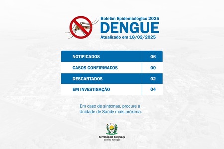 Secretaria Municipal de Saúde divulga Boletim Epidemiológico da Dengue 2025