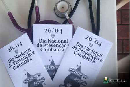 Ação de saúde em Serranópolis do Iguaçu marca Dia Estadual de Combate à Hipertensão Ação de saúde em Serranópolis do Iguaçu marca Dia Estadual de Combate à Hipertensão