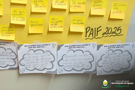 Governo Municipal realiza primeira oficina do PAIF com foco no autocuidado e fortalecimento familiar Governo Municipal realiza primeira oficina do PAIF com foco no autocuidado e fortalecimento familiar